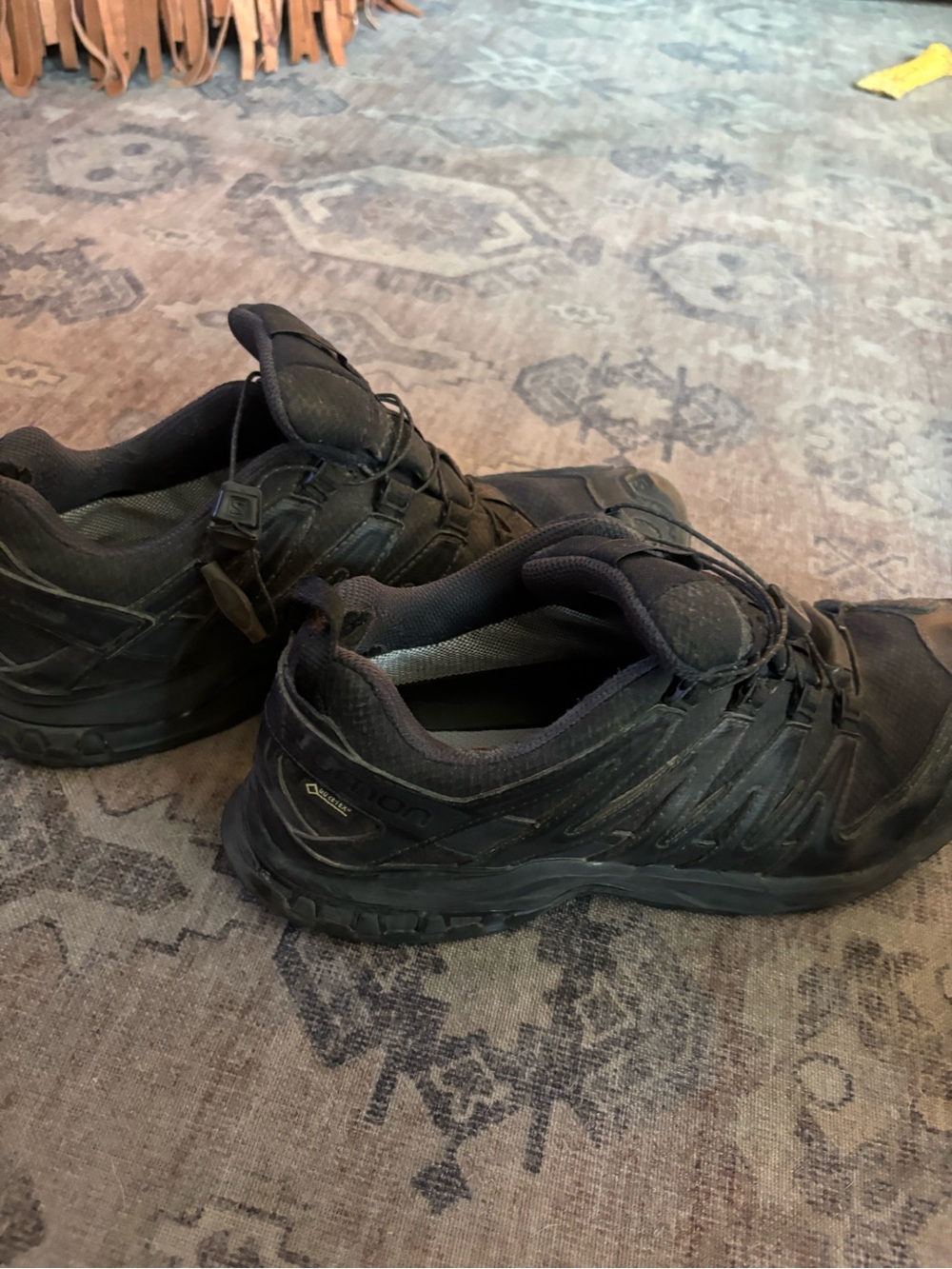 Salomon Men's Black 3D Chassis Trail Sneakers - All-Terrain Comfort